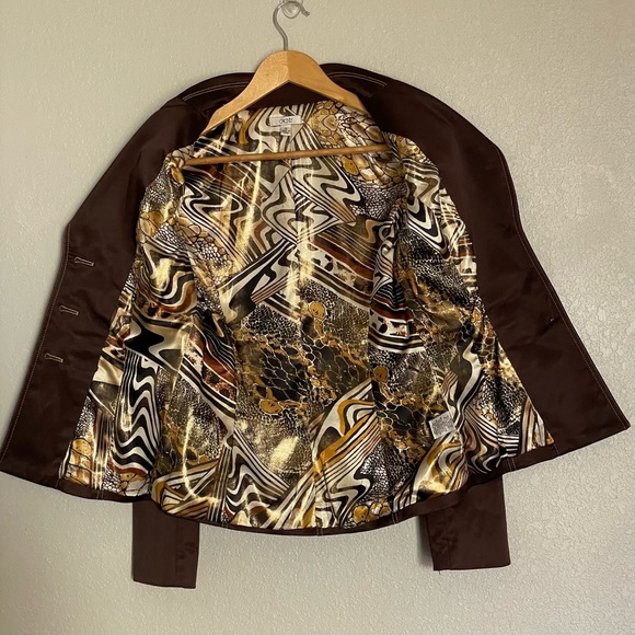 Cache - Brown Blazer - Size S - Like New - Picture 4 of 12